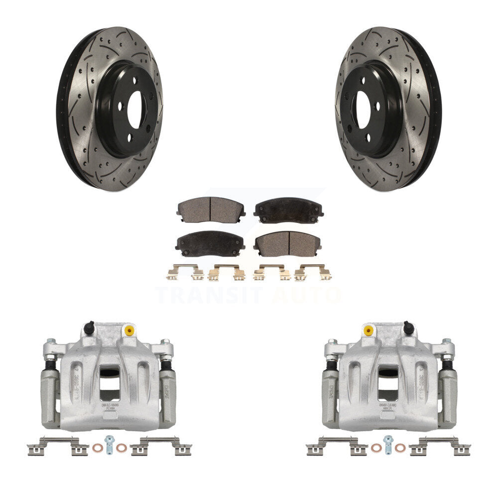 Transit Auto KCD-100124P Disc Brake Kit for 2005-2011 Chrysler 300, Dodge Challenger, Dodge Charger & more - Front product image