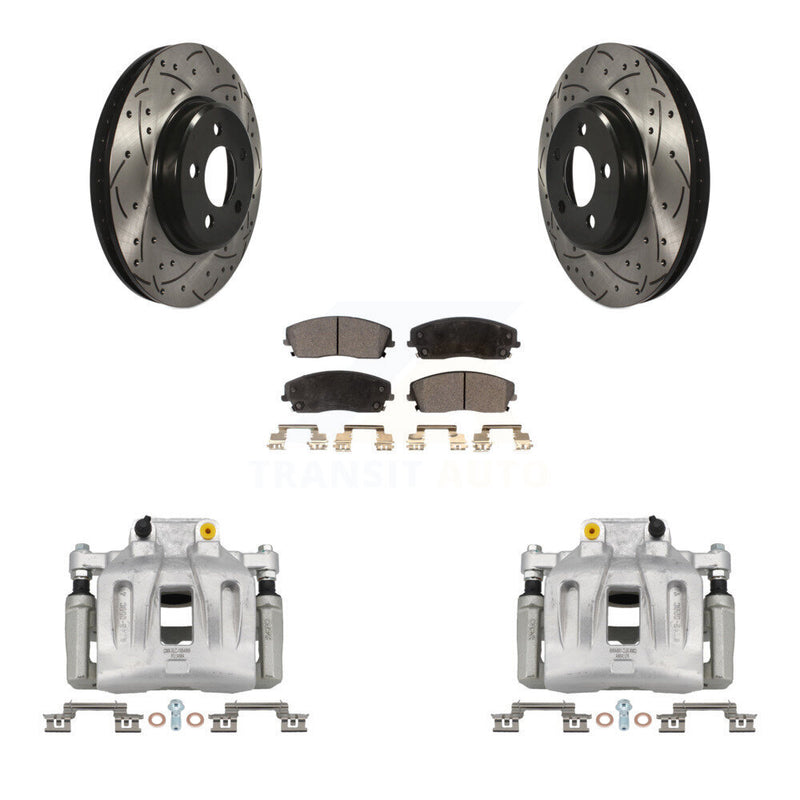 Transit Auto KCD-100124P Disc Brake Kit for 2005-2011 Chrysler 300, Dodge Challenger, Dodge Charger & more - Front product image