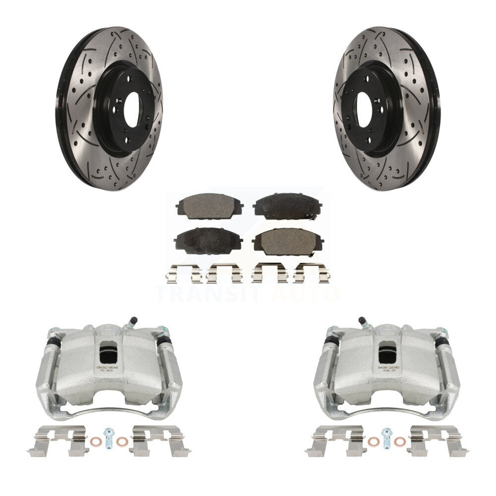 Transit Auto KCD-100124T Disc Brake Kit for 2007-2010 Acura CSX - Front product image