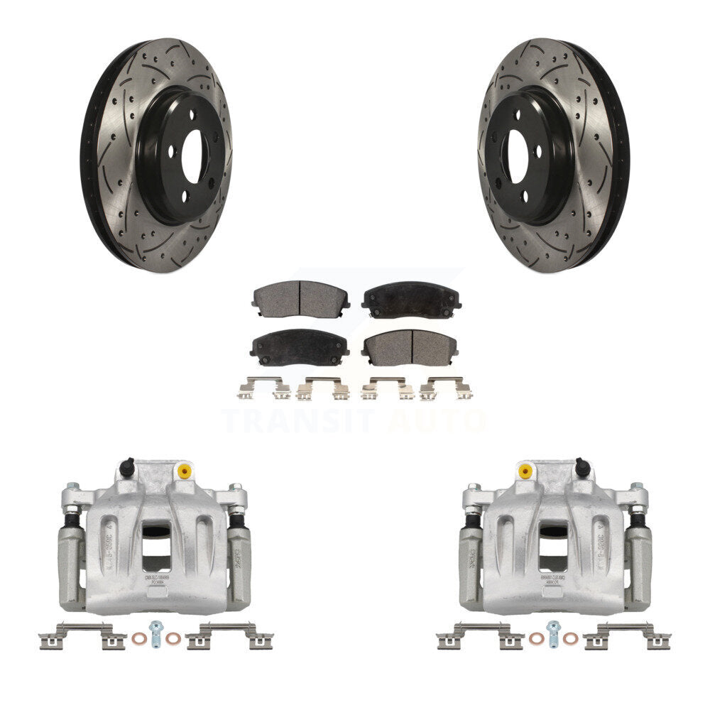 Transit Auto KCD-100126T Disc Brake Kit for 2005-2011 Chrysler 300, Dodge Challenger, Dodge Charger & more - Front product image