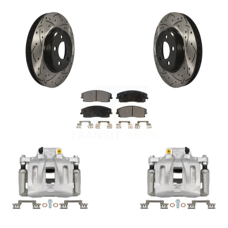 Transit Auto KCD-100126T Disc Brake Kit for 2005-2011 Chrysler 300, Dodge Challenger, Dodge Charger & more - Front product image