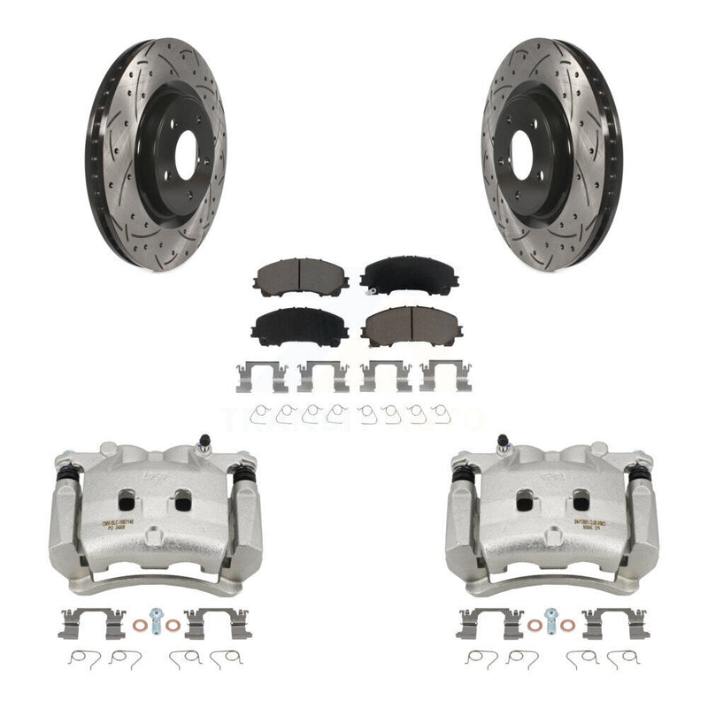 Transit Auto KCD-100127C Disc Brake Kit for 2014-2019 Nissan Rogue - Front product image