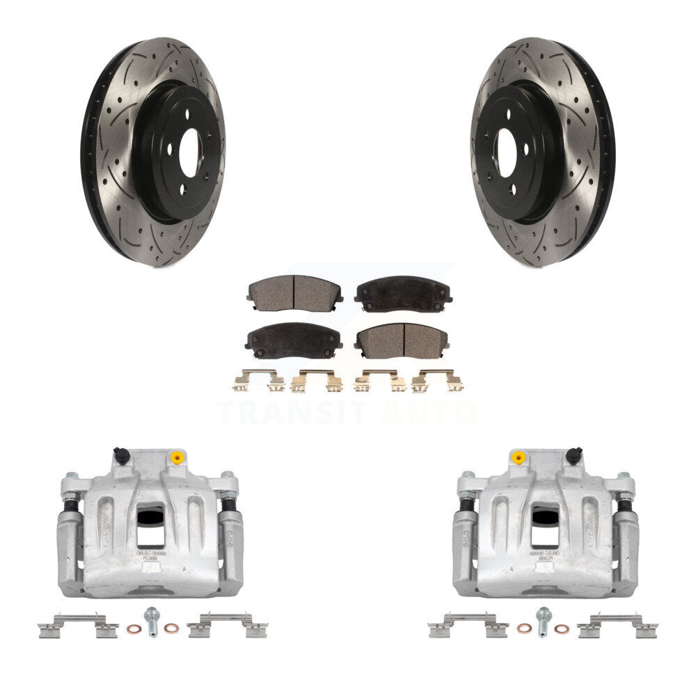 Transit Auto KCD-100127P Disc Brake Kit for 2015-2016 Dodge Charger - Front product image