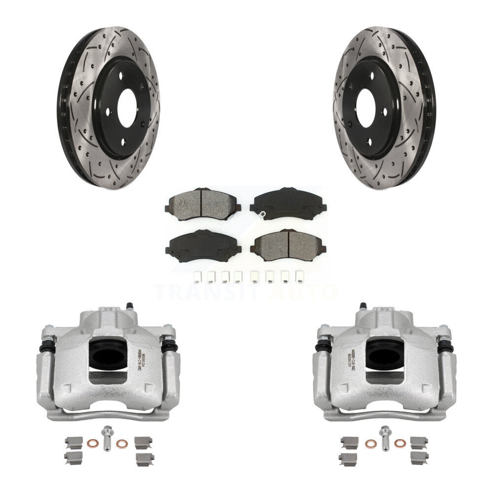 Transit Auto KCD-100127S Disc Brake Kit for 2008-2012 Ram C/V, Volkswagen Routan, Chrysler Town & Country & more - Front product image