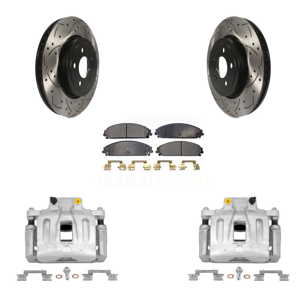 Transit Auto KCD-100127T Disc Brake Kit for 2012-2021 Chrysler 300, Dodge Challenger, Dodge Charger - Front product image