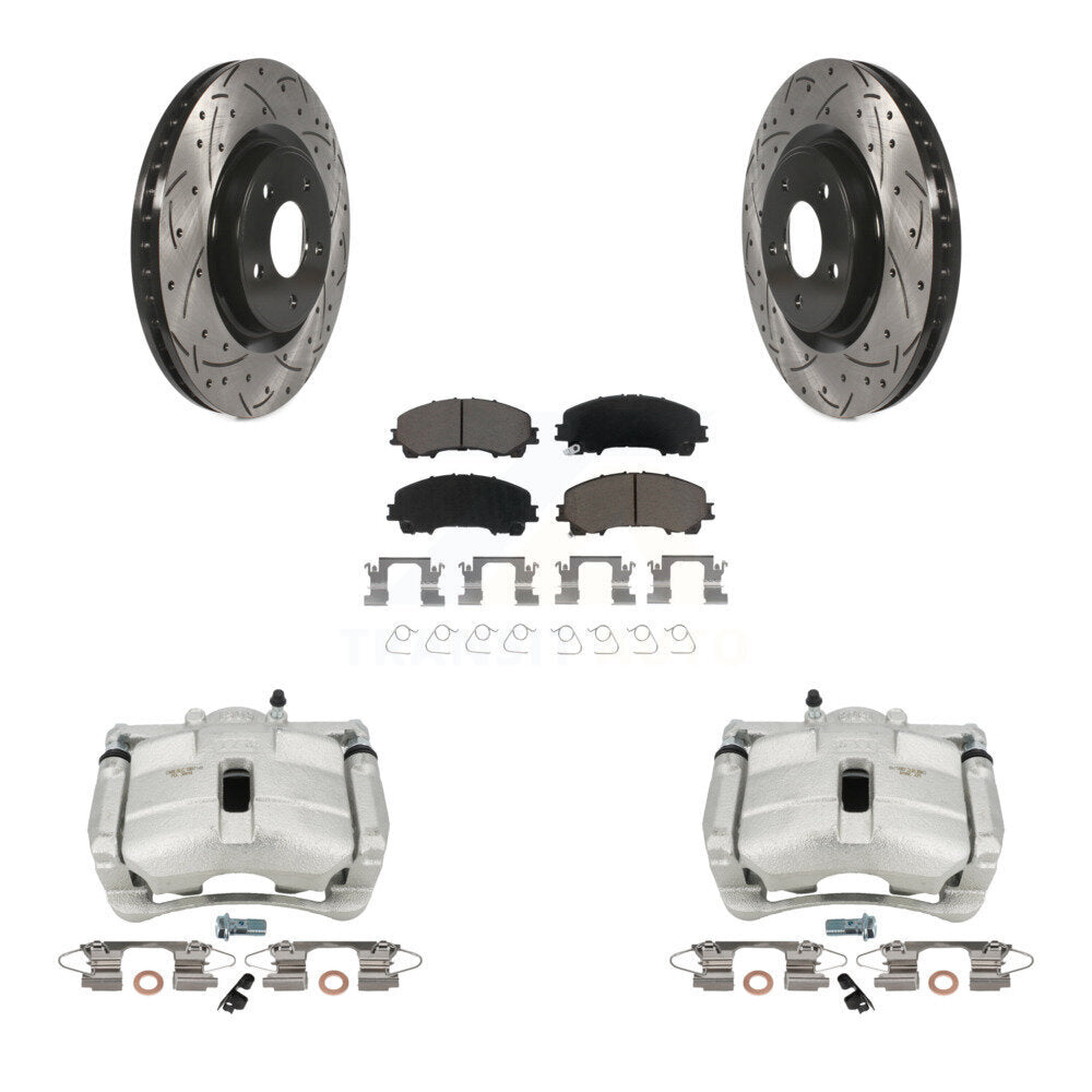 Transit Auto KCD-100128C Disc Brake Kit for 2014-2018 Nissan Rogue - Front product image