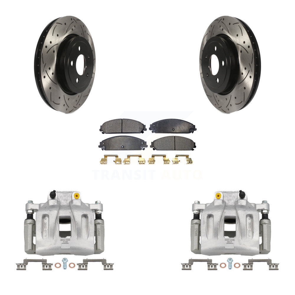 Transit Auto KCD-100128P Disc Brake Kit for 2005-2011 Dodge Charger, Chrysler 300, Dodge Magnum - Front product image