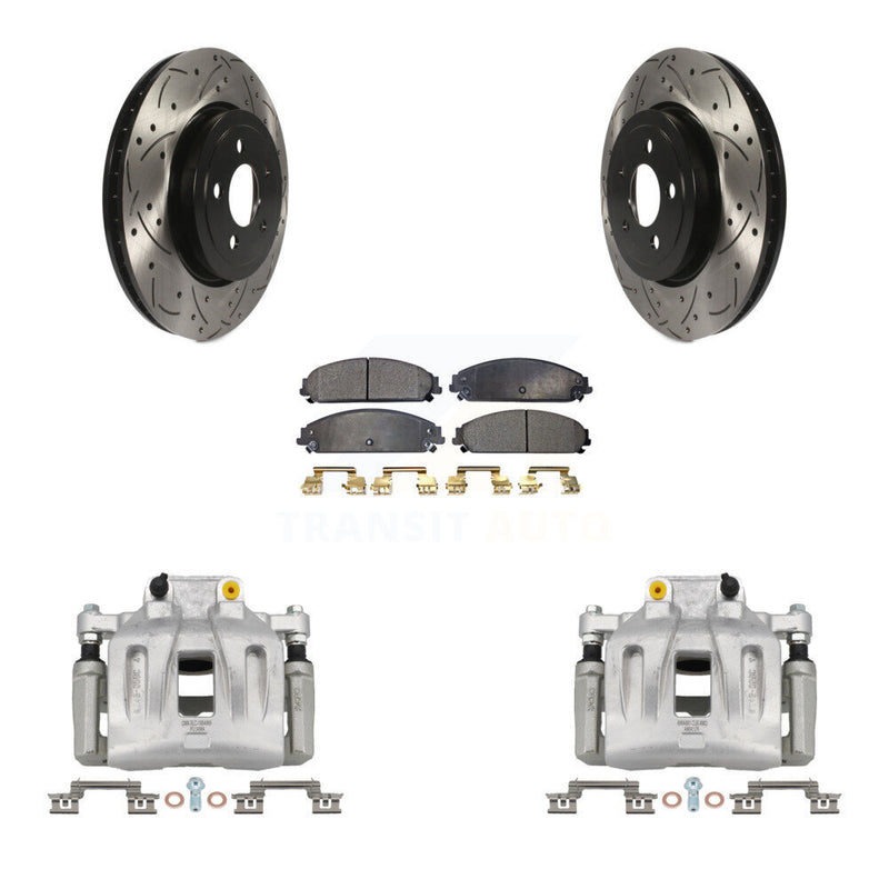 Transit Auto KCD-100128P Disc Brake Kit for 2005-2011 Dodge Charger, Chrysler 300, Dodge Magnum - Front product image