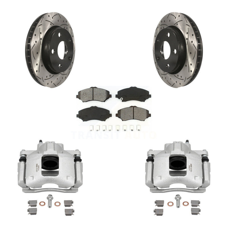 Transit Auto KCD-100128S Disc Brake Kit for 2007-2016 Jeep Wrangler - Front product image