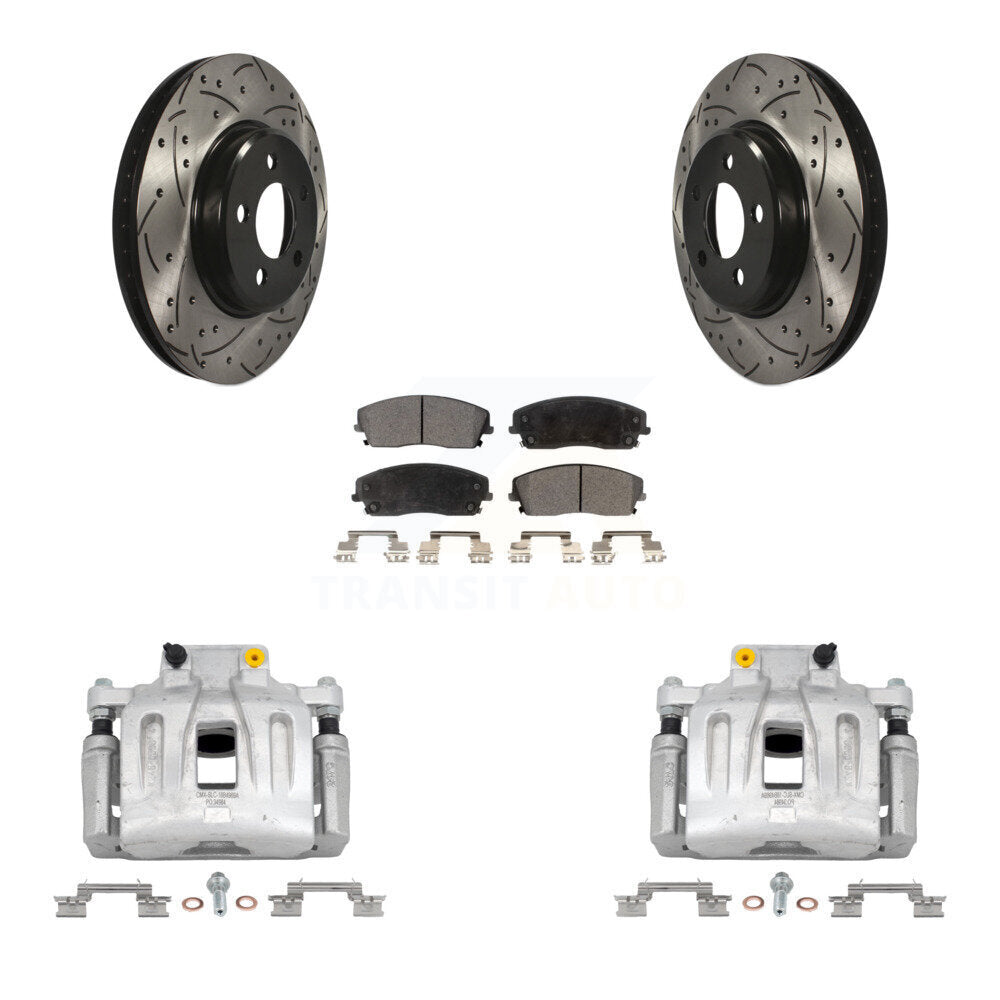 Transit Auto KCD-100128T Disc Brake Kit for 2012-2021 Chrysler 300, Dodge Charger, Dodge Challenger - Front product image