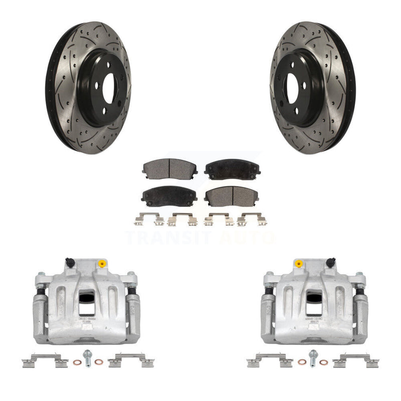 Transit Auto KCD-100128T Disc Brake Kit for 2012-2021 Chrysler 300, Dodge Charger, Dodge Challenger - Front product image