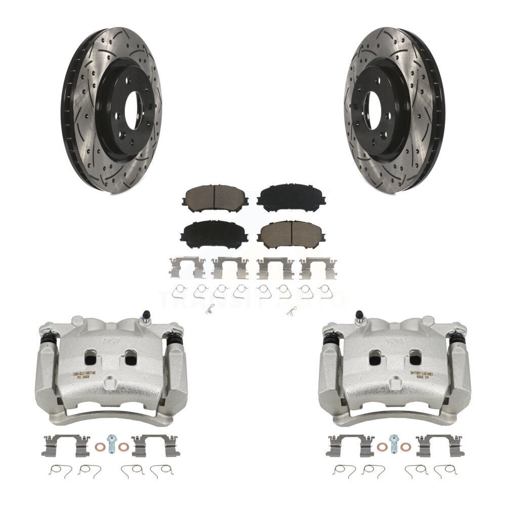 Transit Auto KCD-100129C Disc Brake Kit for 2017-2018 Nissan Rogue - Front product image