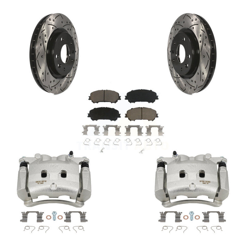 Transit Auto KCD-100129C Disc Brake Kit for 2017-2018 Nissan Rogue - Front product image