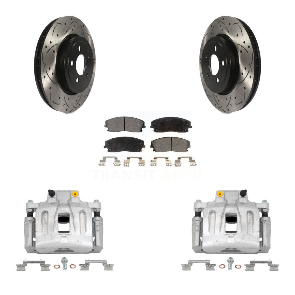 Transit Auto KCD-100129T Disc Brake Kit for 2015-2016 Dodge Charger - Front product image