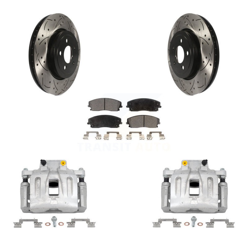 Transit Auto KCD-100129T Disc Brake Kit for 2015-2016 Dodge Charger - Front product image