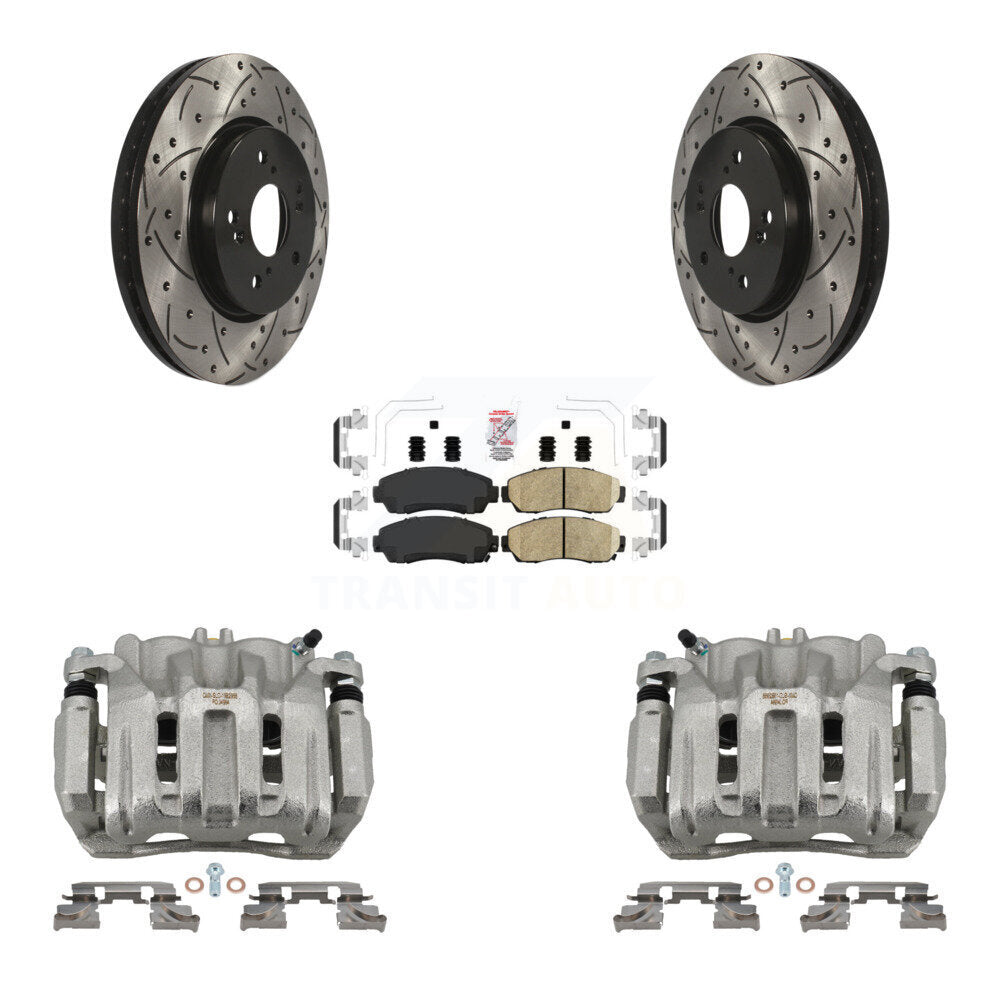 Transit Auto KCD-100130N Disc Brake Kit for 2007-2016 Honda Crosstour, Honda CR-V, Honda Accord Crosstour & more - Front product image