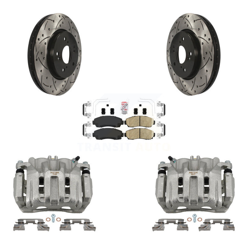 Transit Auto KCD-100130N Disc Brake Kit for 2007-2016 Honda Crosstour, Honda CR-V, Honda Accord Crosstour & more - Front product image