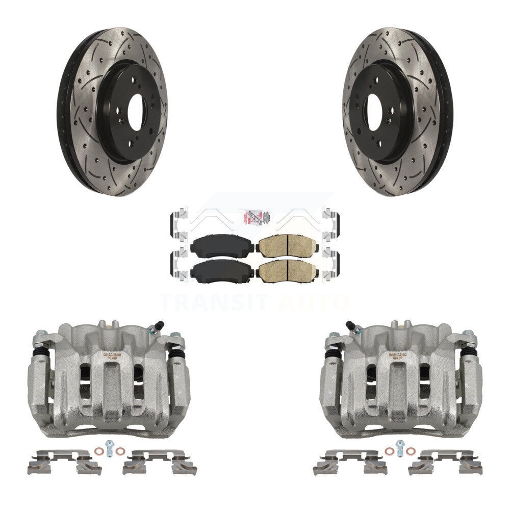 Transit Auto KCD-100131N Disc Brake Kit for 2007-2016 Honda Crosstour, Honda CR-V, Honda Accord Crosstour & more - Front product image