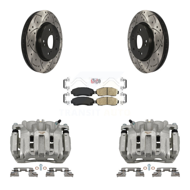 Transit Auto KCD-100131N Disc Brake Kit for 2007-2016 Honda Crosstour, Honda CR-V, Honda Accord Crosstour & more - Front product image