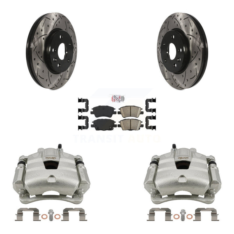 Transit Auto KCD-100132N Disc Brake Kit for 2016-2020 Chevrolet Bolt EV, Chevrolet Cruze, Chevrolet Volt - Front product image