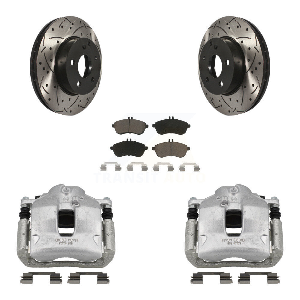 Transit Auto KCD-100133C Disc Brake Kit for 2012-2015 Mercedes-Benz C250 - Front product image