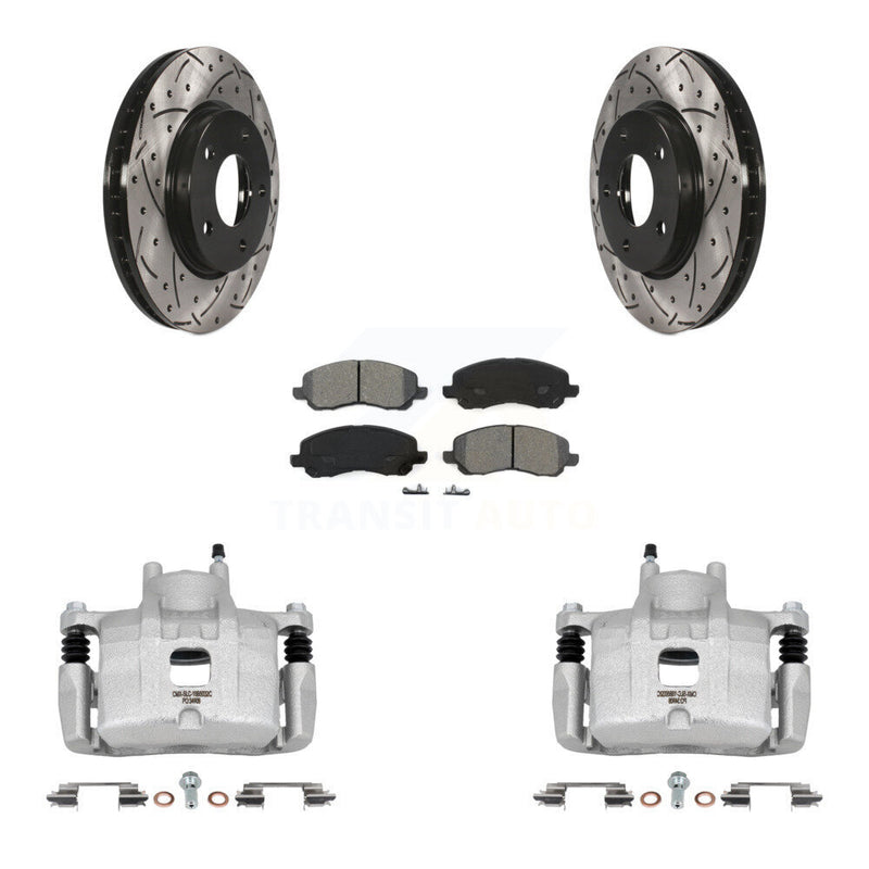 Transit Auto KCD-100133S Disc Brake Kit for 2008-2017 Mitsubishi Lancer - Front product image
