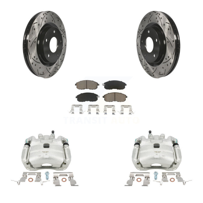 Transit Auto KCD-100134C Disc Brake Kit for 2011-2019 Nissan Juke, Nissan Sentra - Front product image