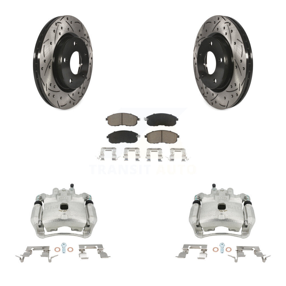 Transit Auto KCD-100135C Disc Brake Kit for 2013-2019 Nissan Sentra - Front product image