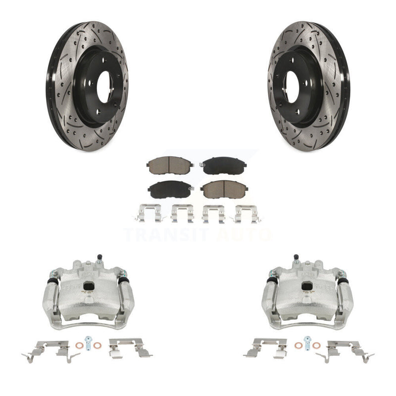 Transit Auto KCD-100135C Disc Brake Kit for 2013-2019 Nissan Sentra - Front product image