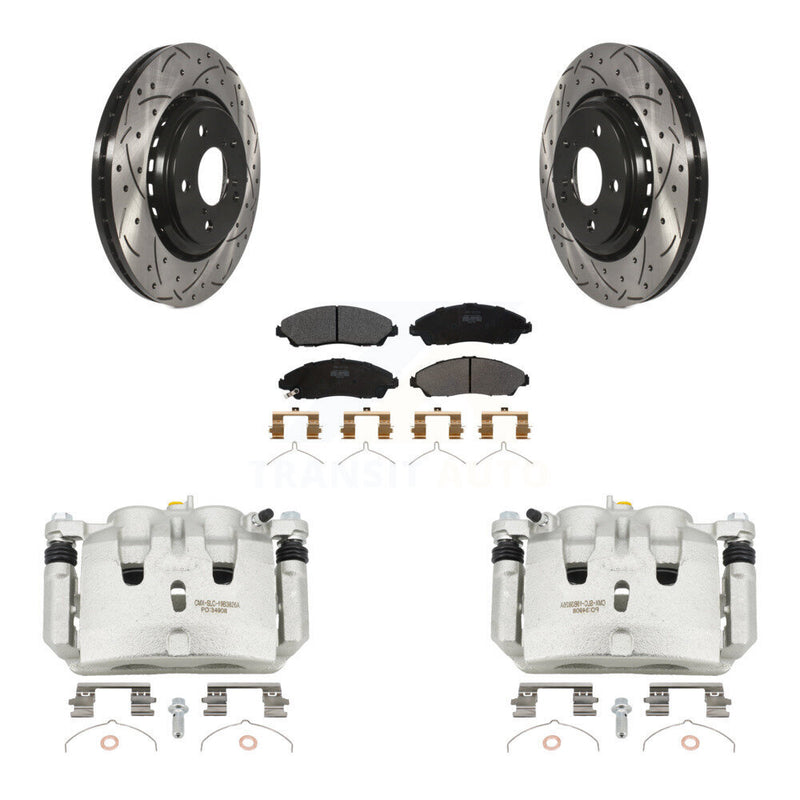 Transit Auto KCD-100135P Disc Brake Kit for 2016-2021 Acura MDX, Honda Ridgeline, Honda Pilot - Front product image