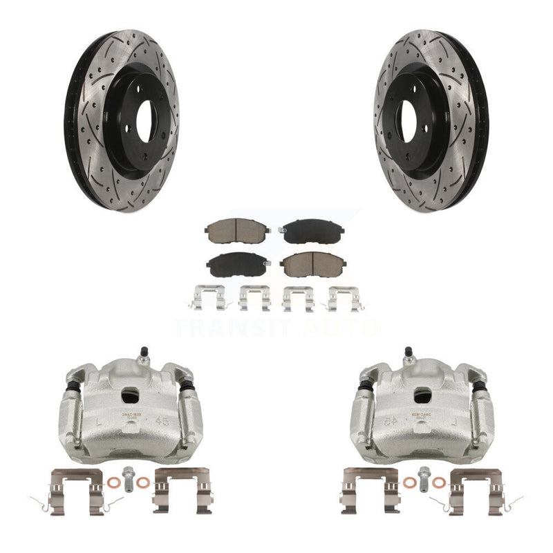 Transit Auto KCD-100136C Disc Brake Kit for 2007-2010 Nissan Sentra - Front product image