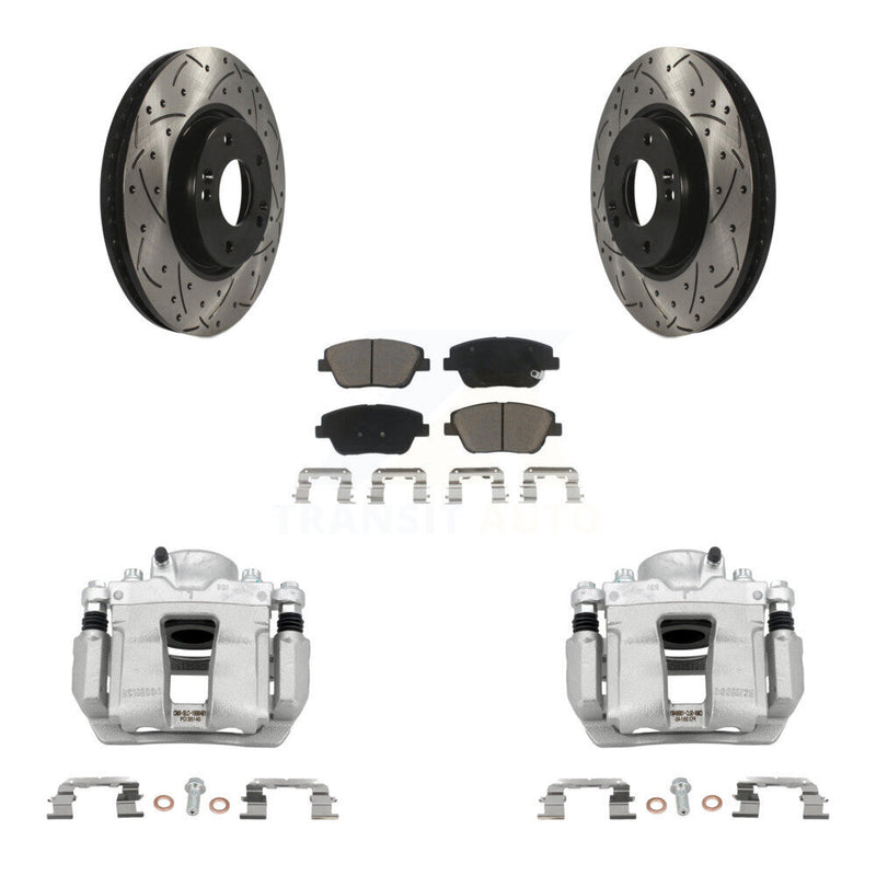 Transit Auto KCD-100137C Disc Brake Kit for 2011-2016 Kia Optima, Hyundai Sonata - Front product image
