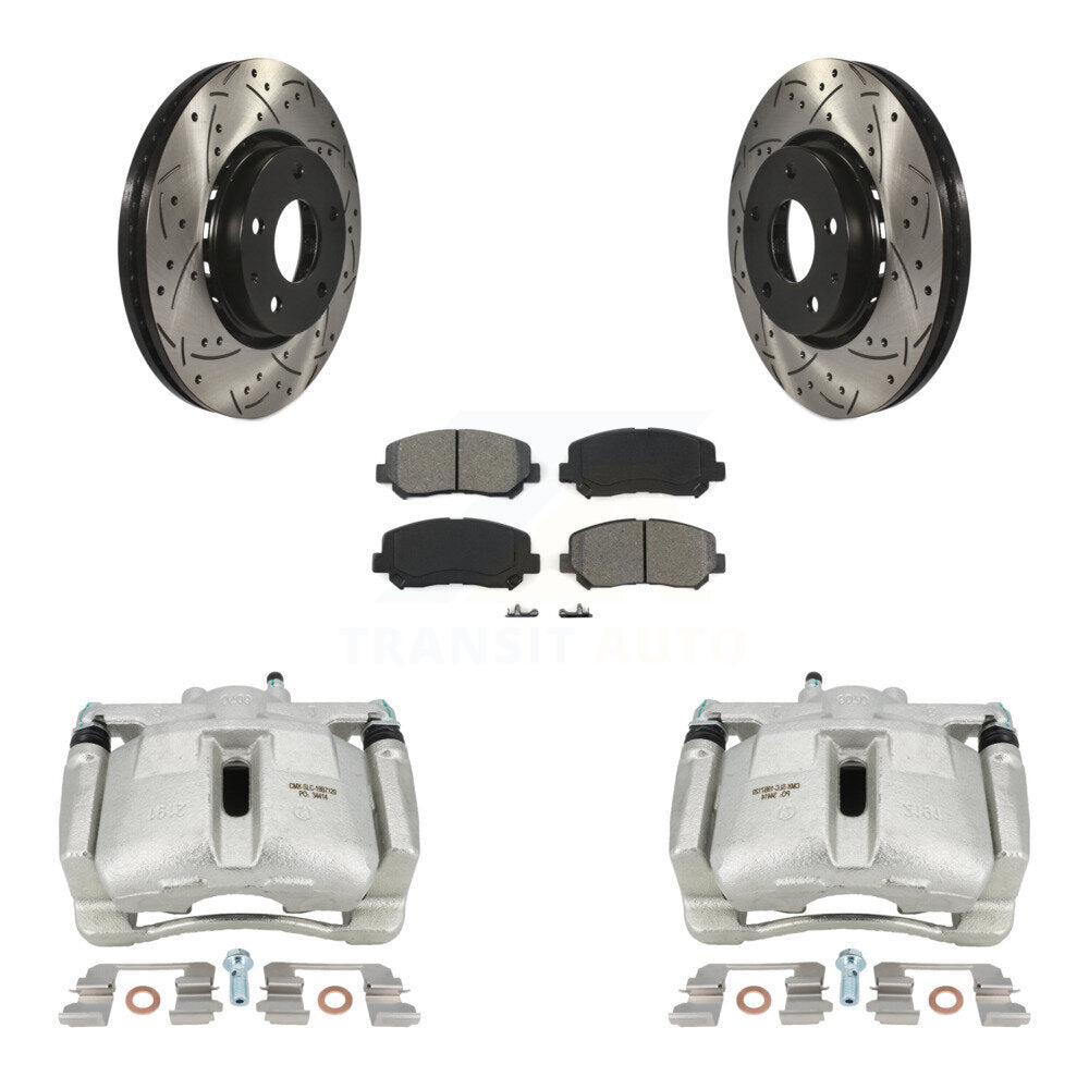 Transit Auto KCD-100137S Disc Brake Kit for 2016-2022 Mazda CX-5 - Front product image