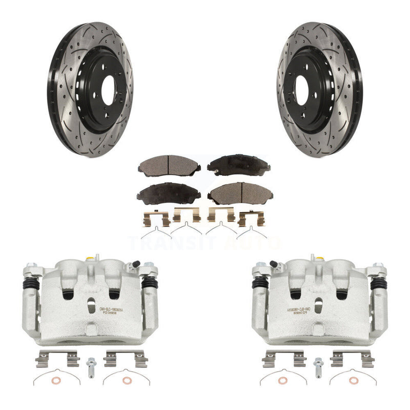 Transit Auto KCD-100137T Disc Brake Kit for 2016-2021 Acura MDX, Honda Ridgeline, Honda Pilot - Front product image