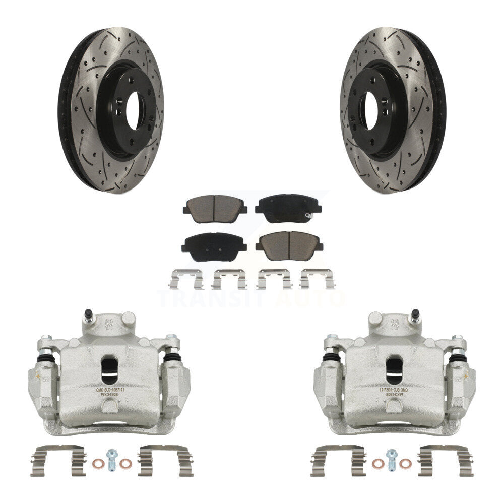 Transit Auto KCD-100138C Disc Brake Kit for 2014 Hyundai Sonata - Front product image