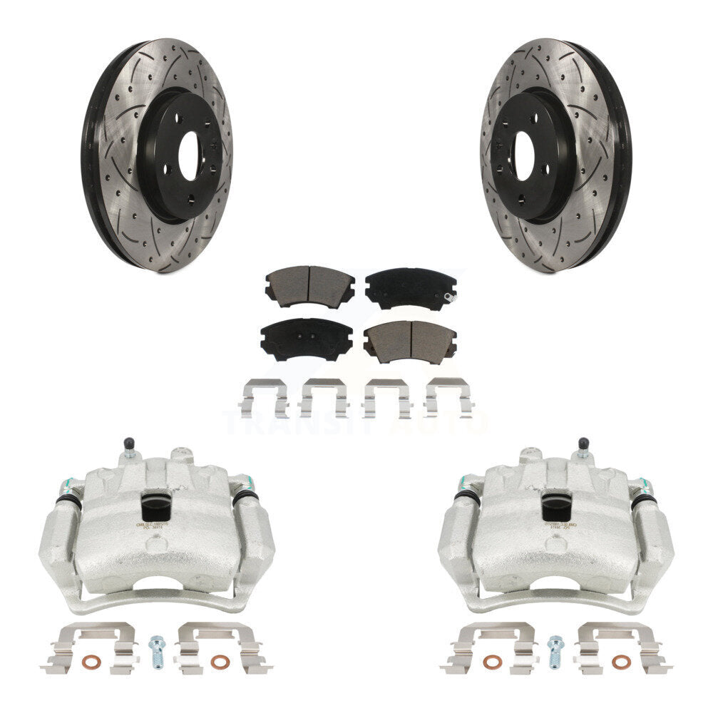 Transit Auto KCD-100139C Disc Brake Kit for 2010-2015 Chevrolet Camaro - Front product image