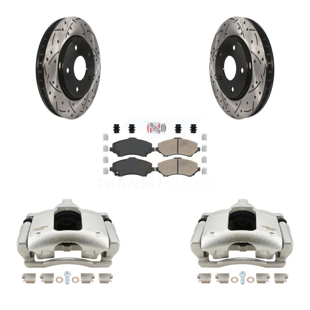 Transit Auto KCD-100139N Disc Brake Kit for 2009-2011 Dodge Journey - Front product image