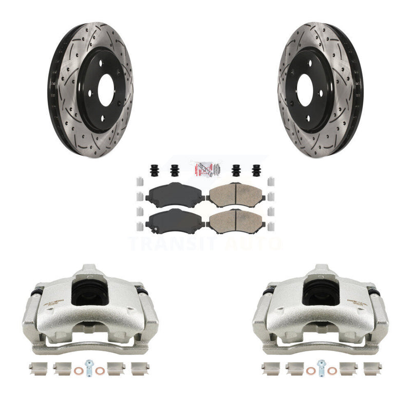Transit Auto KCD-100139N Disc Brake Kit for 2009-2011 Dodge Journey - Front product image
