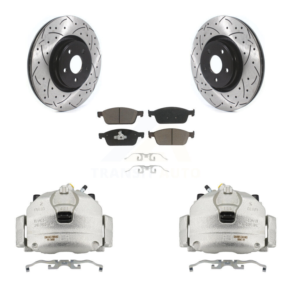 Transit Auto KCD-100140C Disc Brake Kit for 2017-2019 Lincoln MKC - Front product image