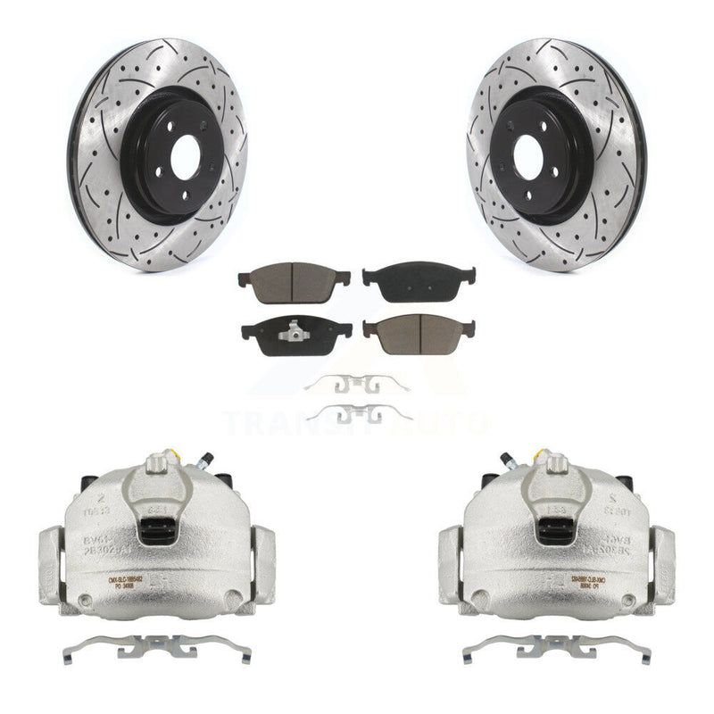 Transit Auto KCD-100140C Disc Brake Kit for 2017-2019 Lincoln MKC - Front product image