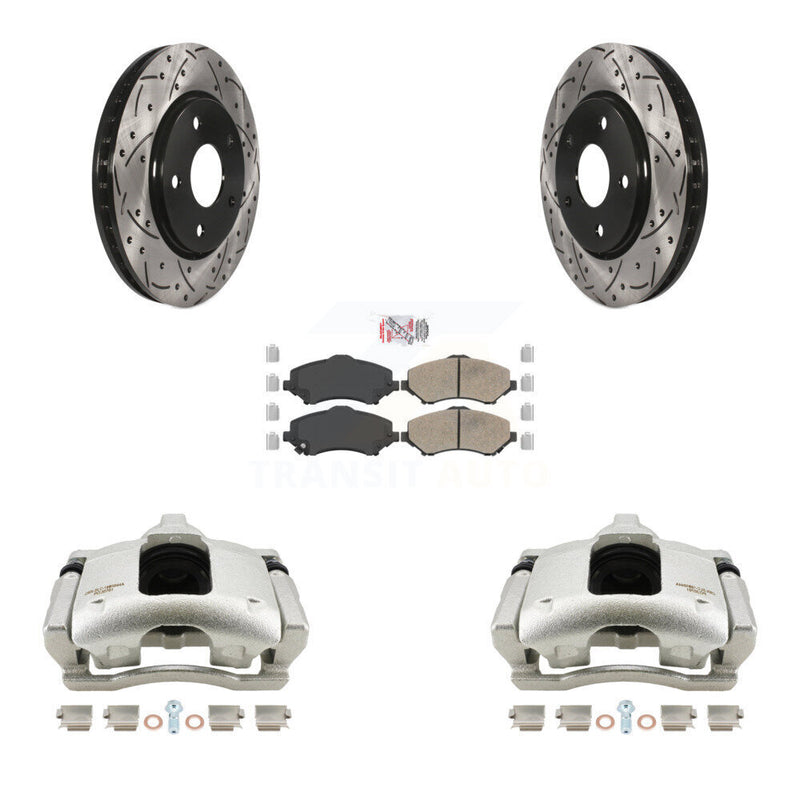 Transit Auto KCD-100140N Disc Brake Kit for 2009-2011 Dodge Journey - Front product image