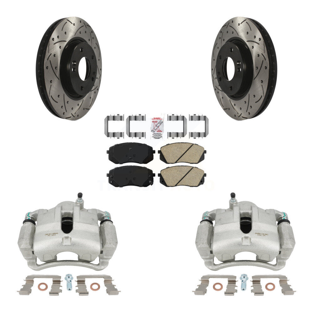 Transit Auto KCD-100141N Disc Brake Kit for 2010-2016 Kia Sportage, Hyundai Tucson - Front product image