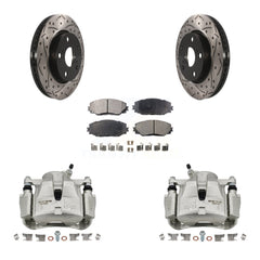 Transit Auto KCD-100141P Disc Brake Kit for 2008-2018 Toyota RAV4, Toyota Prius V, Lexus HS250h & more - Front product image