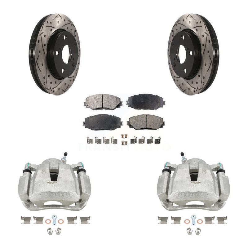 Transit Auto KCD-100143P Disc Brake Kit for 2013-2015 Toyota RAV4 - Front product image