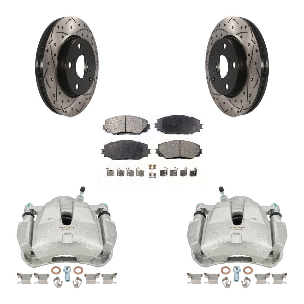 Transit Auto KCD-100144T Disc Brake Kit for 2006-2018 Toyota RAV4 - Front product image