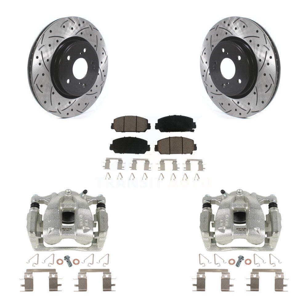 Transit Auto KCD-100145C Disc Brake Kit for 2017-2022 Honda CR-V - Front product image
