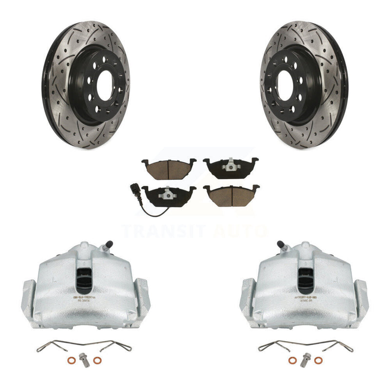 Transit Auto KCD-100146C Disc Brake Kit for 2011-2015 Volkswagen Jetta - Front product image