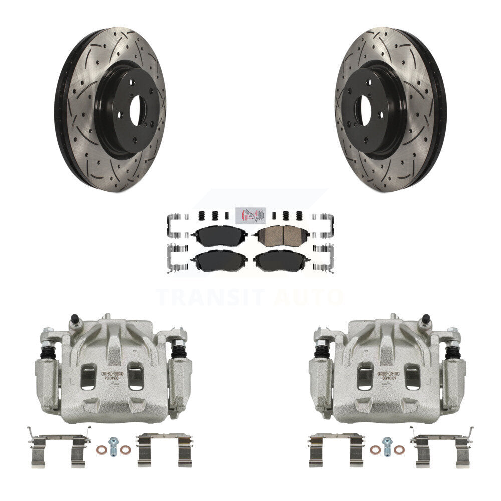 Transit Auto KCD-100146N Disc Brake Kit for 2006-2021 Subaru WRX, Subaru Legacy, Subaru Outback & more - Front product image