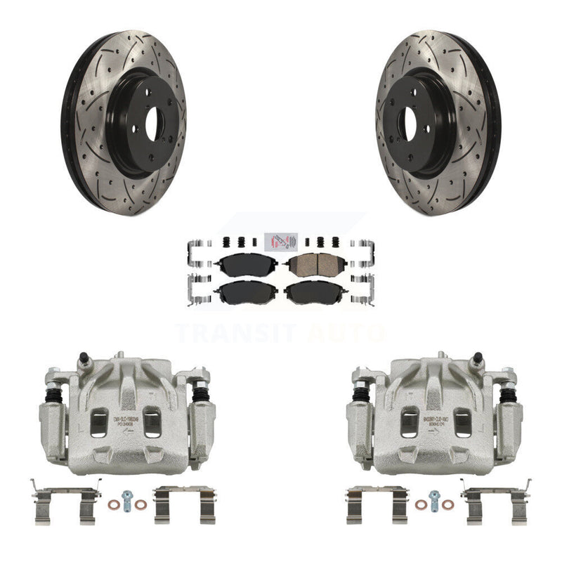 Transit Auto KCD-100146N Disc Brake Kit for 2006-2021 Subaru WRX, Subaru Legacy, Subaru Outback & more - Front product image
