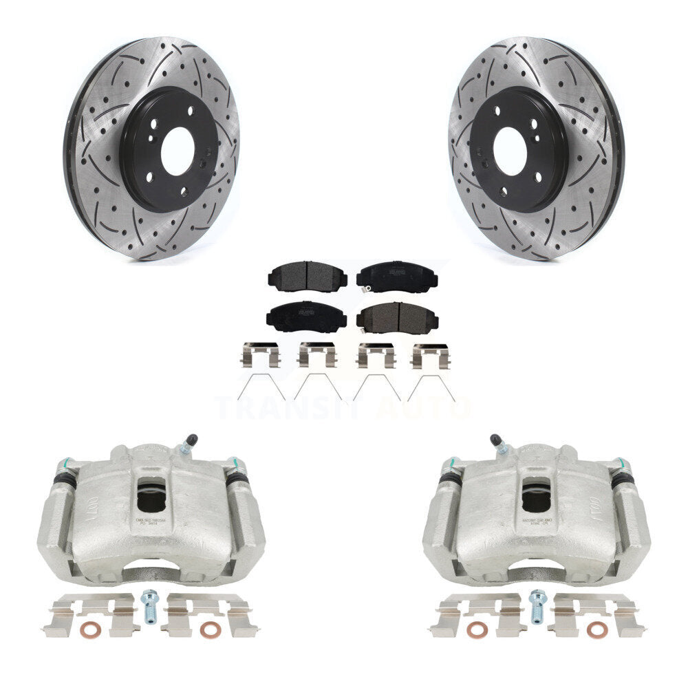 Transit Auto KCD-100146P Disc Brake Kit for 2010-2014 Honda Accord, Acura TSX - Front product image